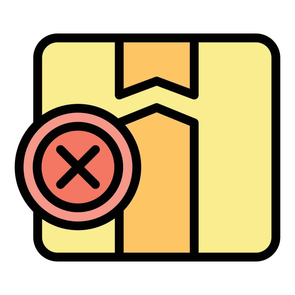 Gesture disclaimer icon vector flat