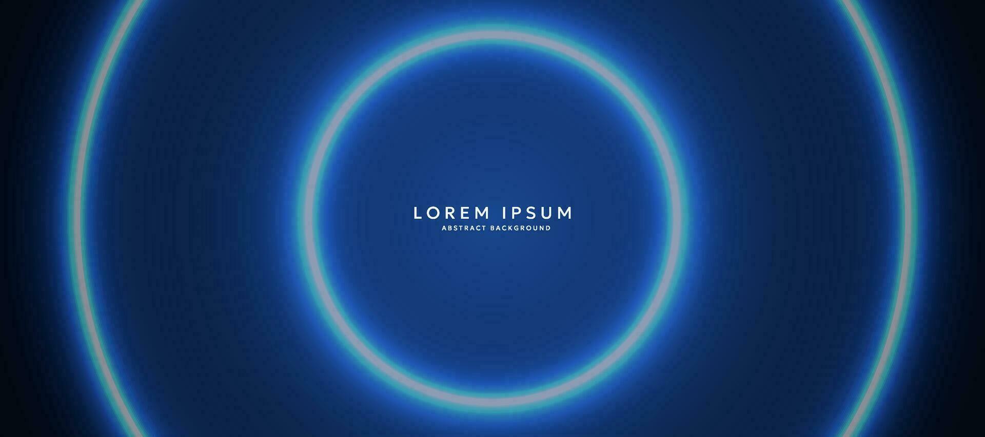 Futuristic background vector illustration. Design lines that glow bright blue. business and science banner