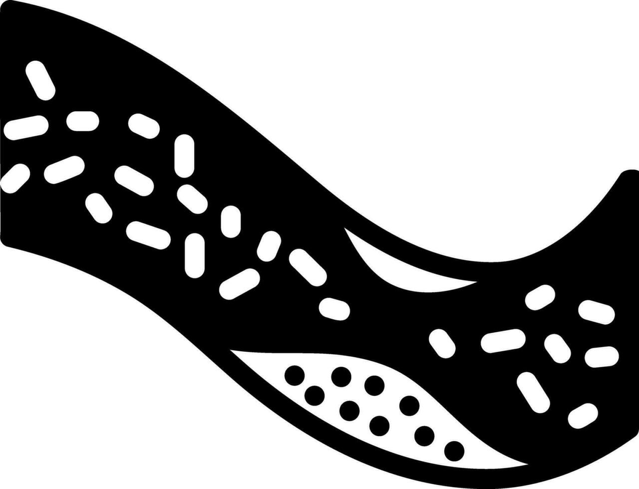 solid icon for cholesterol vector