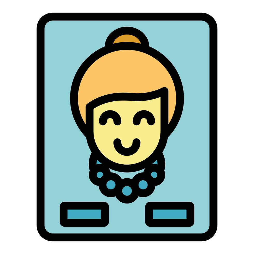 Medical video call icon vector flat