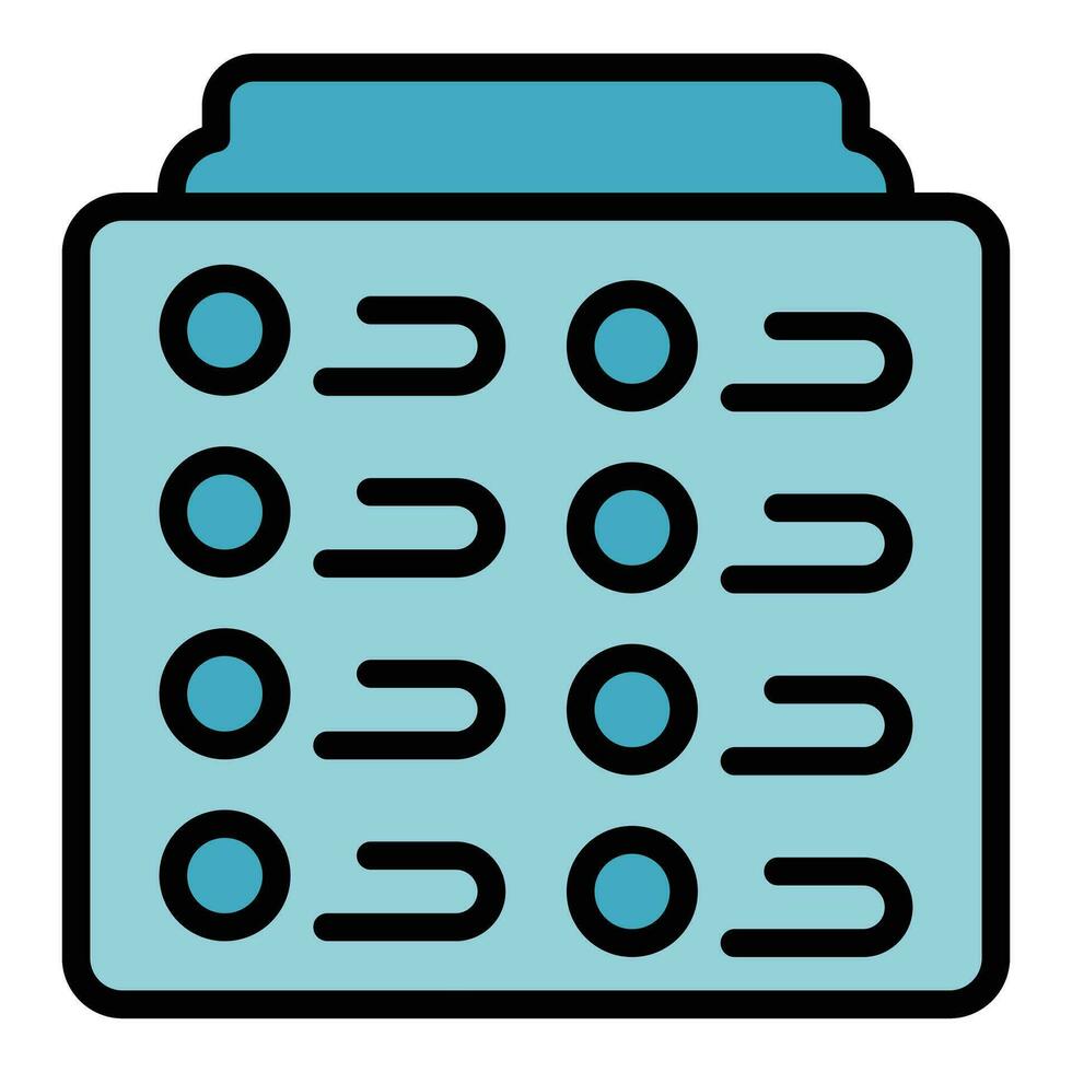 Train track icon vector flat
