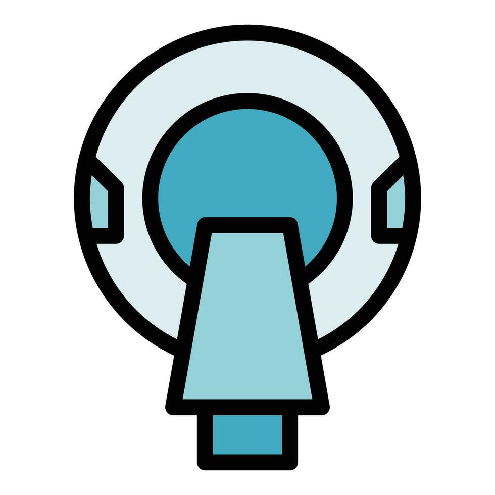 Hospital mri icon vector flat