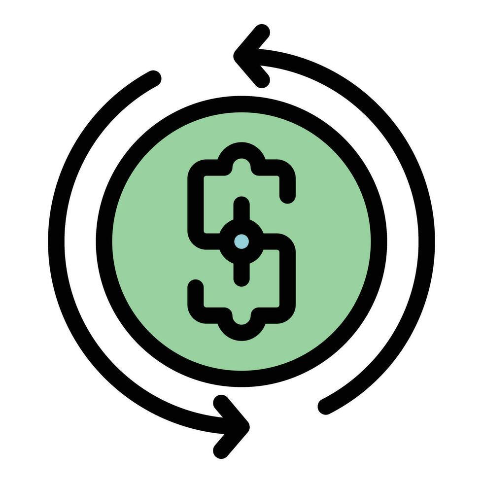 Change business strategy icon vector flat