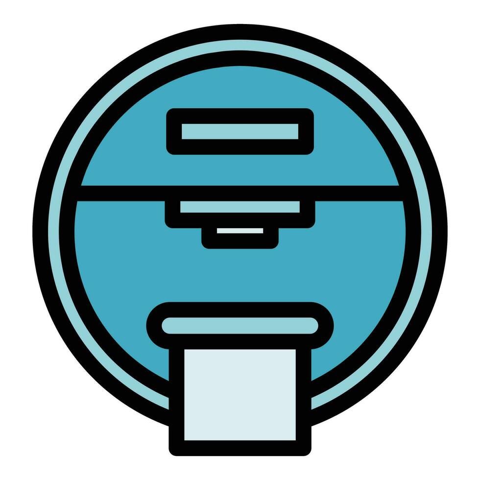 Medical mri icon vector flat