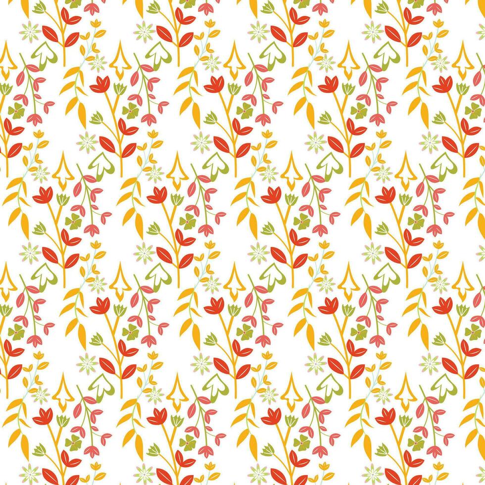 Colourful hand draw surface pattern design vector