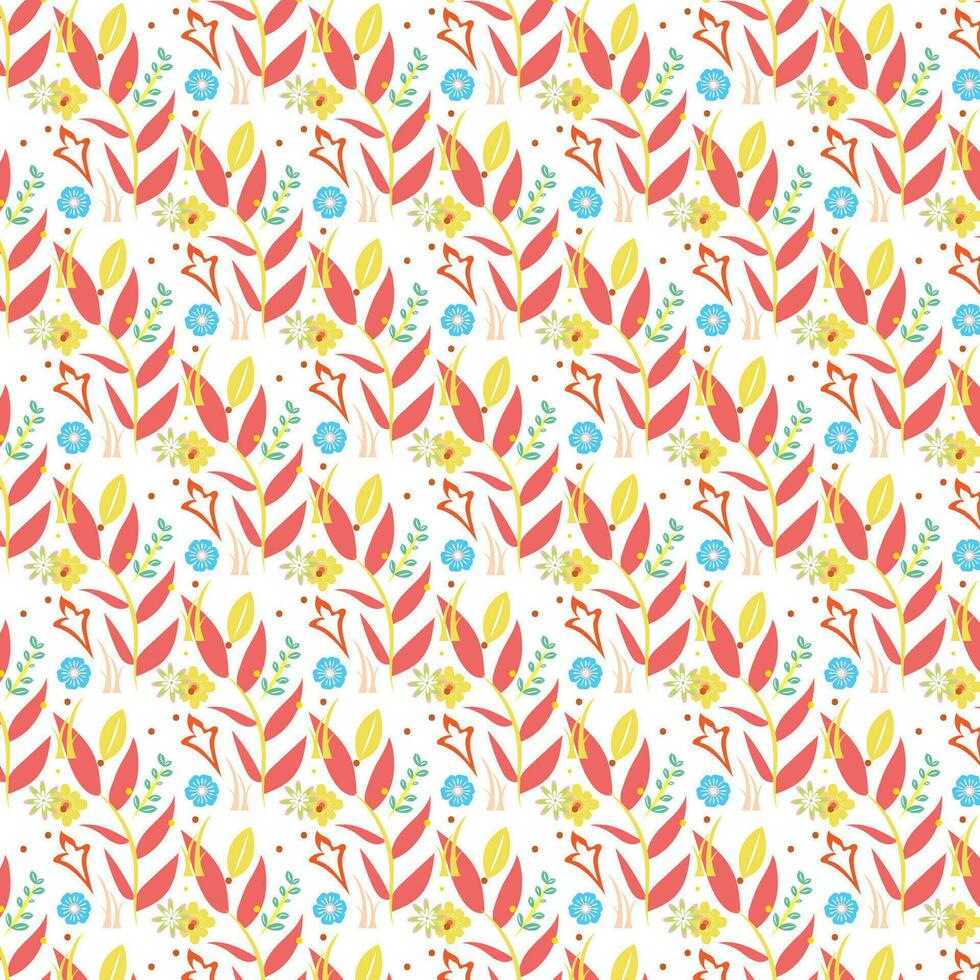 Colourful hand draw surface pattern design vector