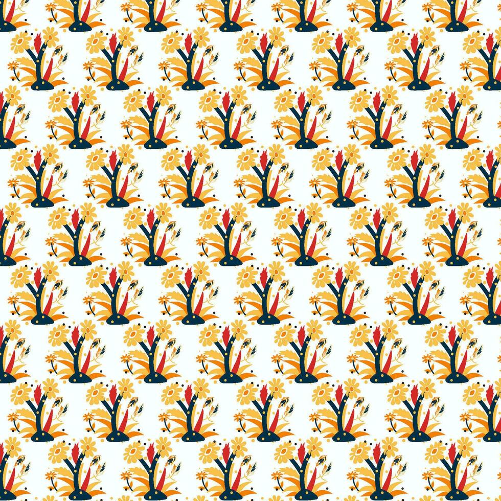 Colourful hand draw surface pattern design, vector