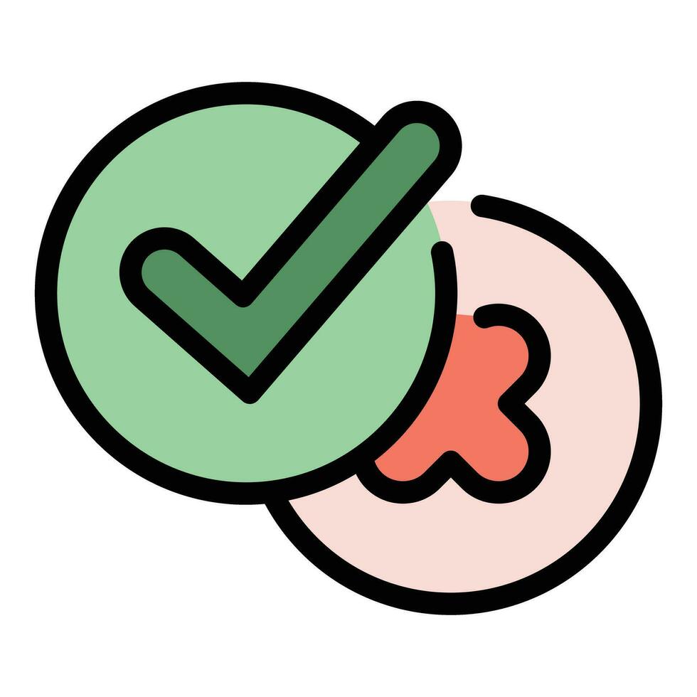 Satisfaction level icon vector flat