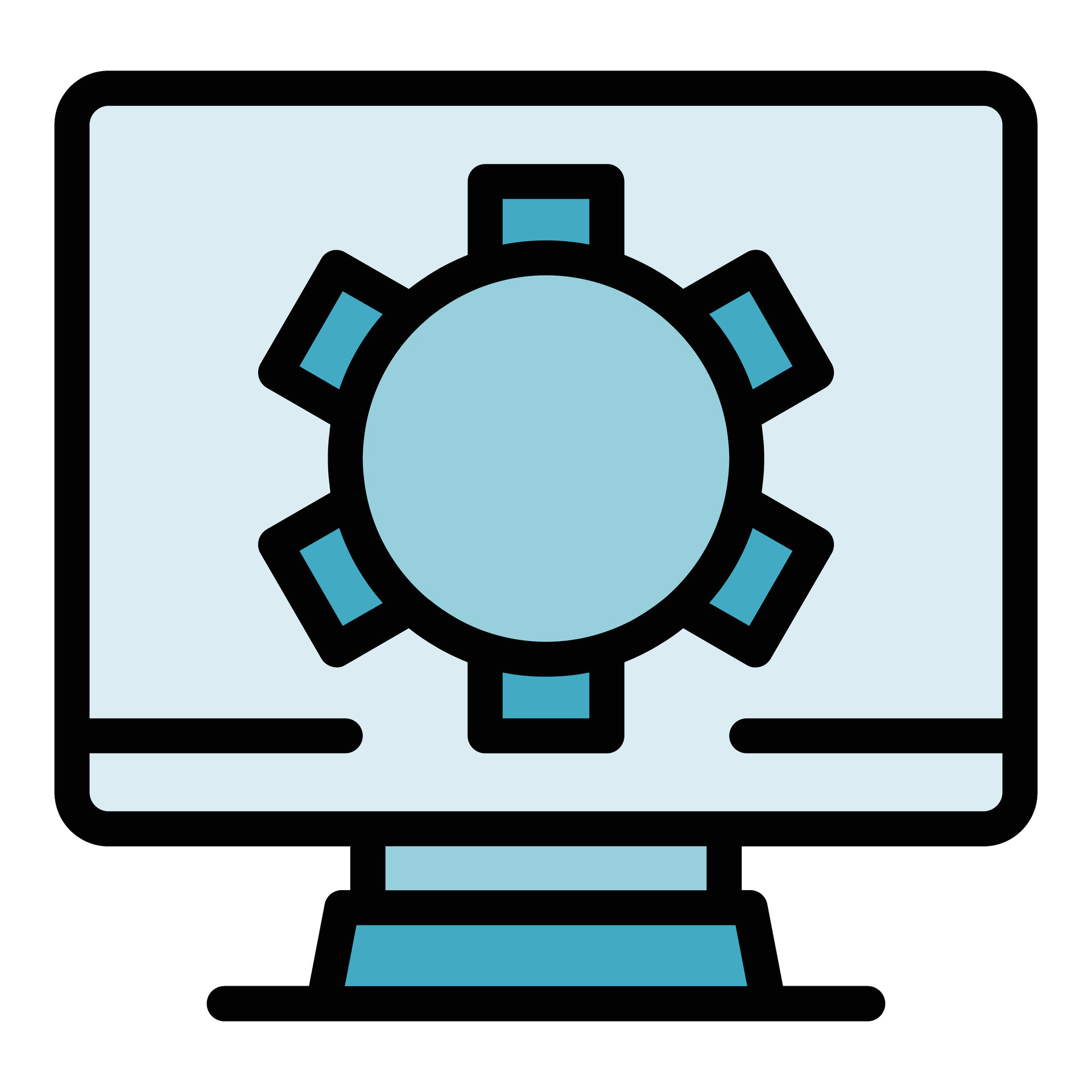 Pc software icon vector flat 27153367 Vector Art at Vecteezy