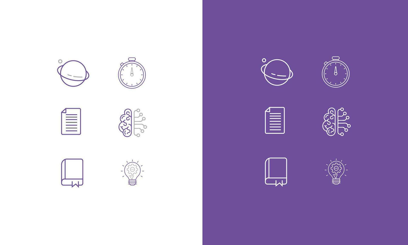 Custom icons set vector