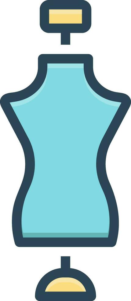 color icon for model vector