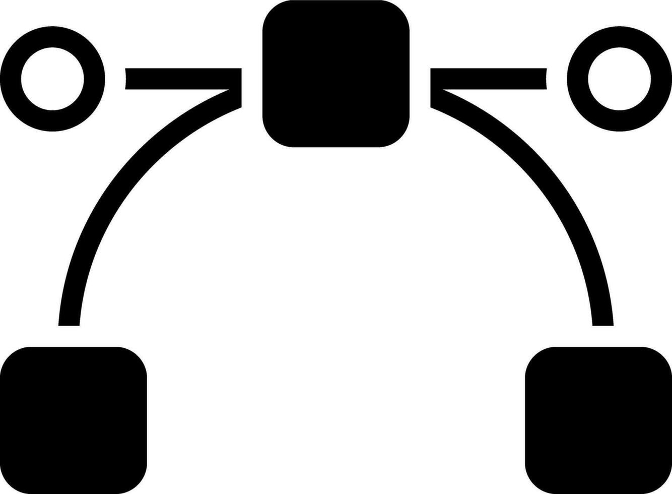 solid icon for represent vector