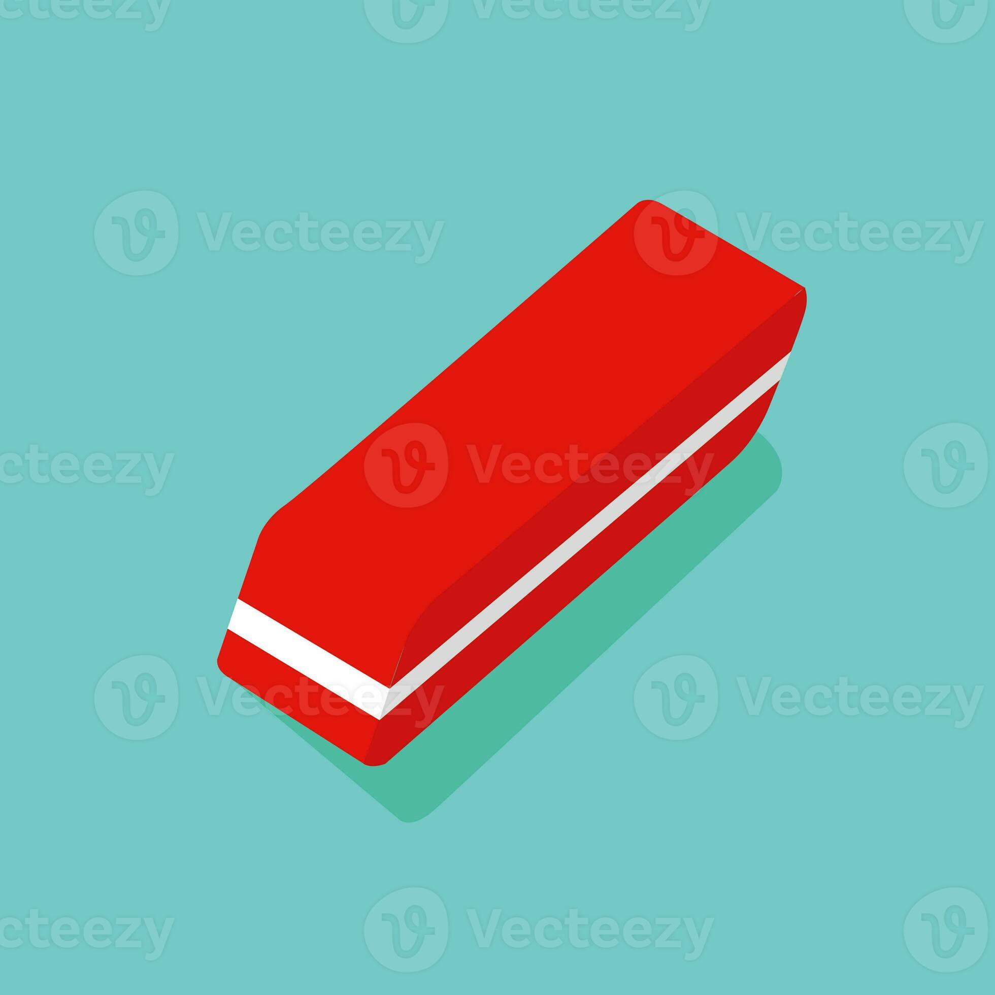 Rubber eraser school supplies isolated icon 27153815 Stock Photo at