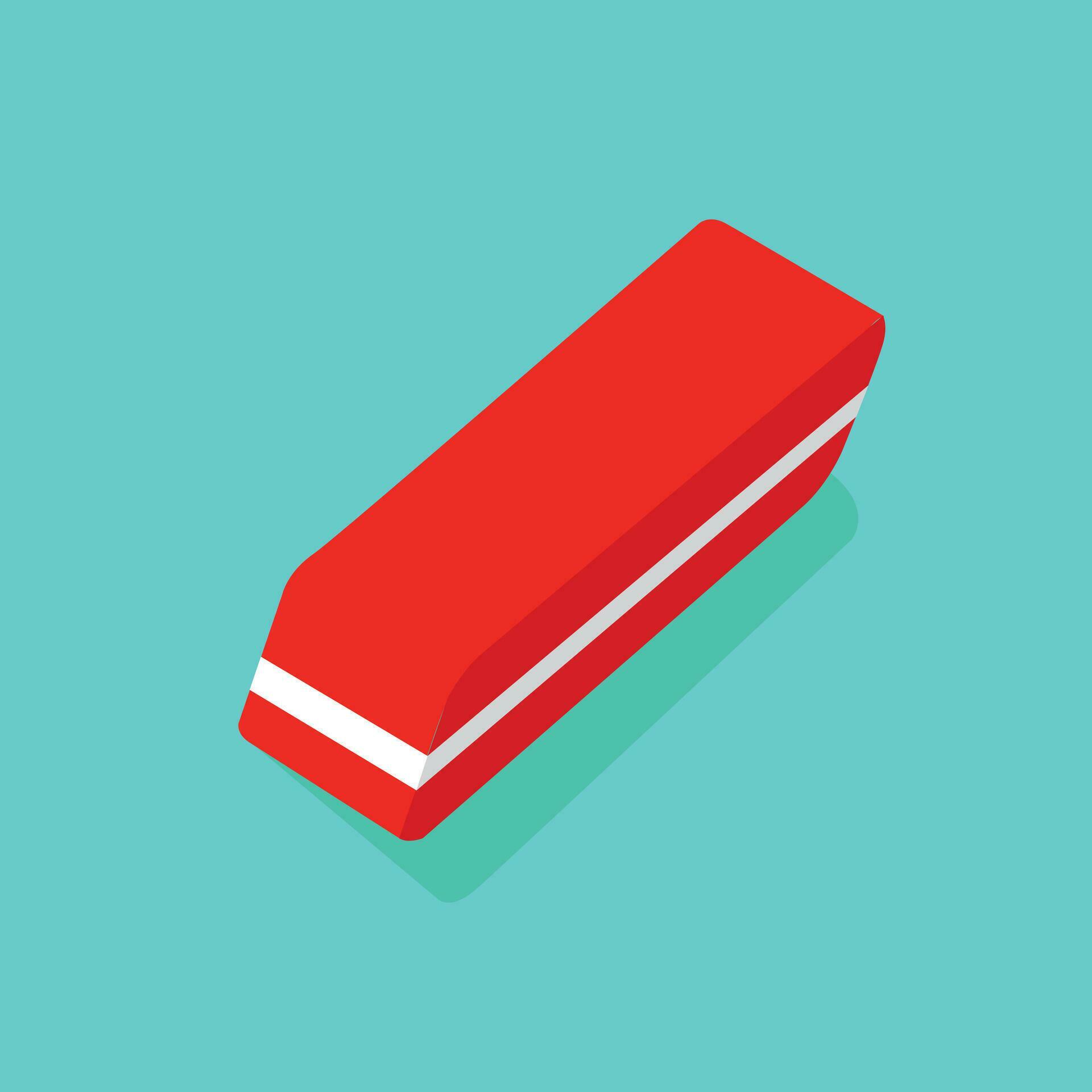 Rubber eraser school supplies isolated icon 27153877 Vector Art at Vecteezy