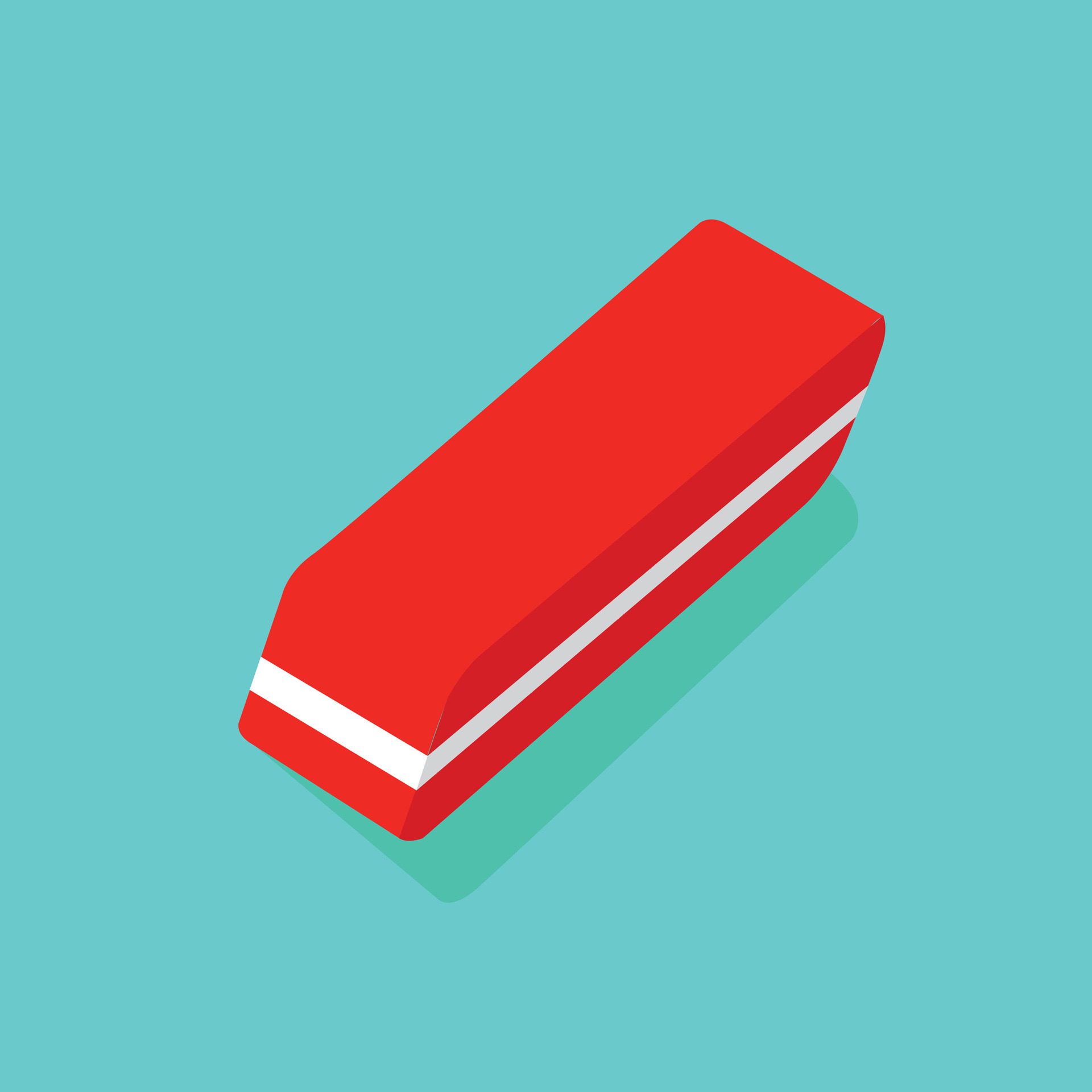 Rubber eraser school supplies isolated icon 27153877 Vector Art at Vecteezy