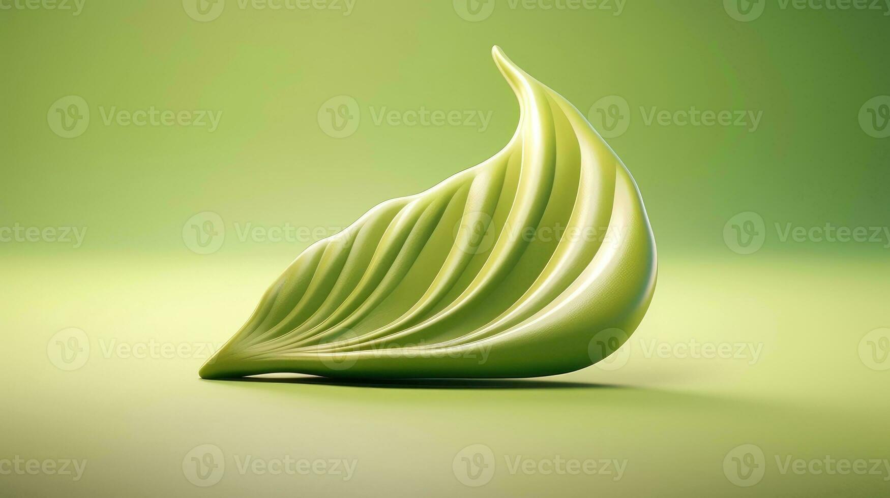 3d mockup leaf of tree and plant. Ecology, bio and natural products concept, Close up view of leaves composition, minimal style, Generative AI illustration photo
