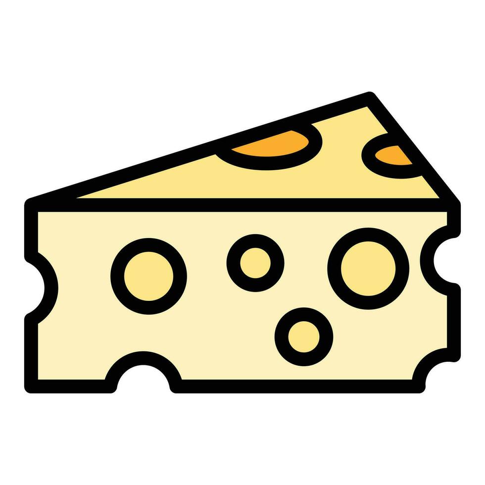 Cheese zinc icon vector flat