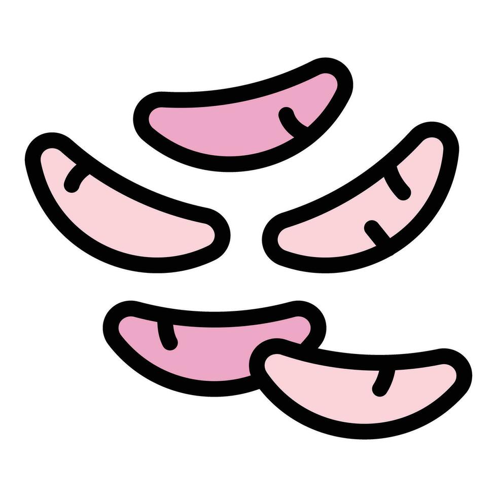Jelly bean icon vector flat