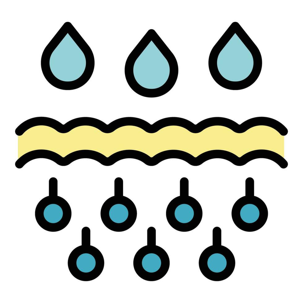 Serum cream icon vector flat