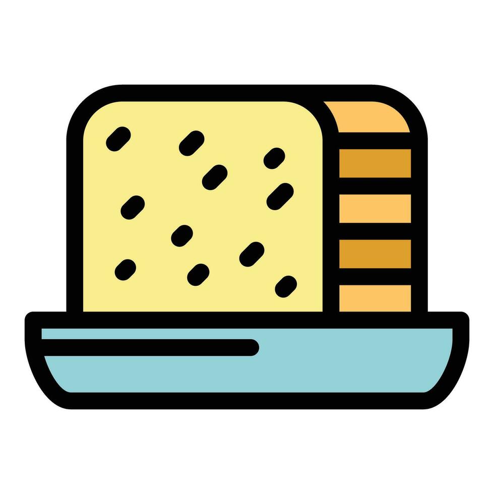 Bean food icon vector flat