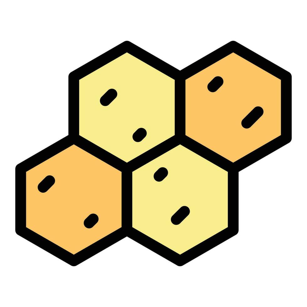 Hexagon drywall icon vector flat