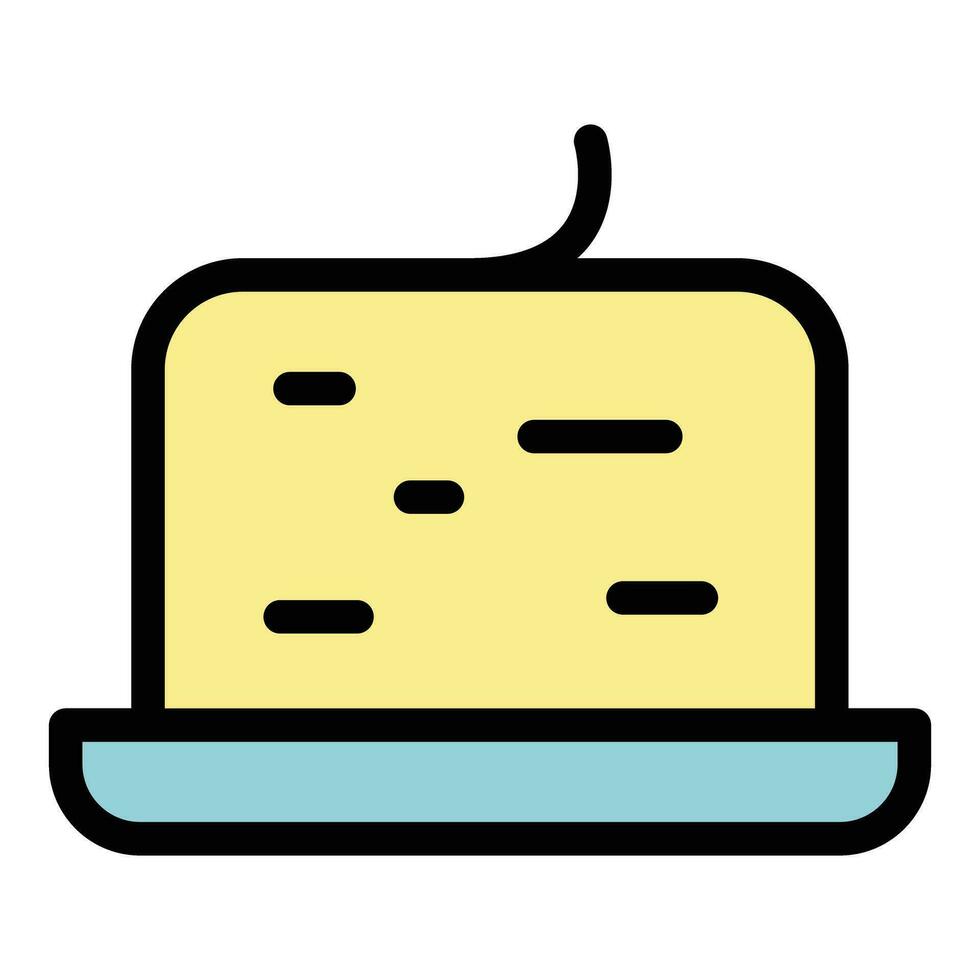 Peanut plant icon vector flat