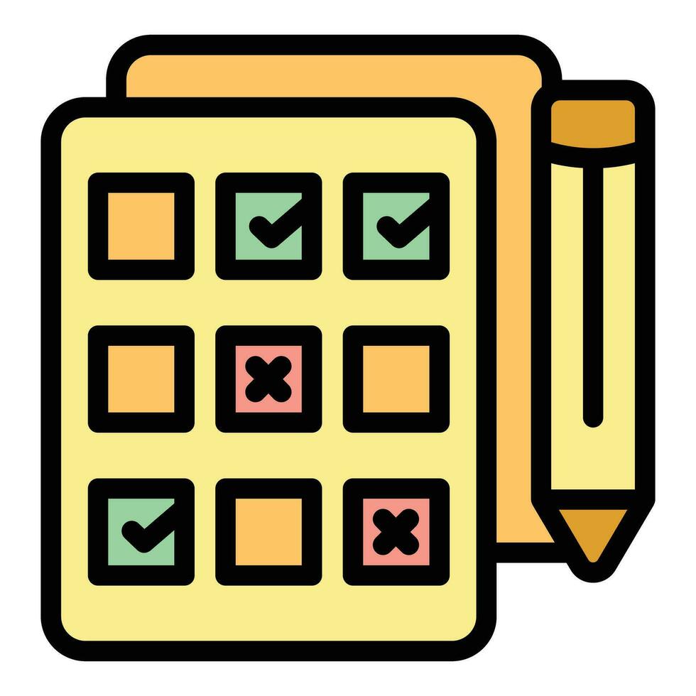 University to do list icon vector flat