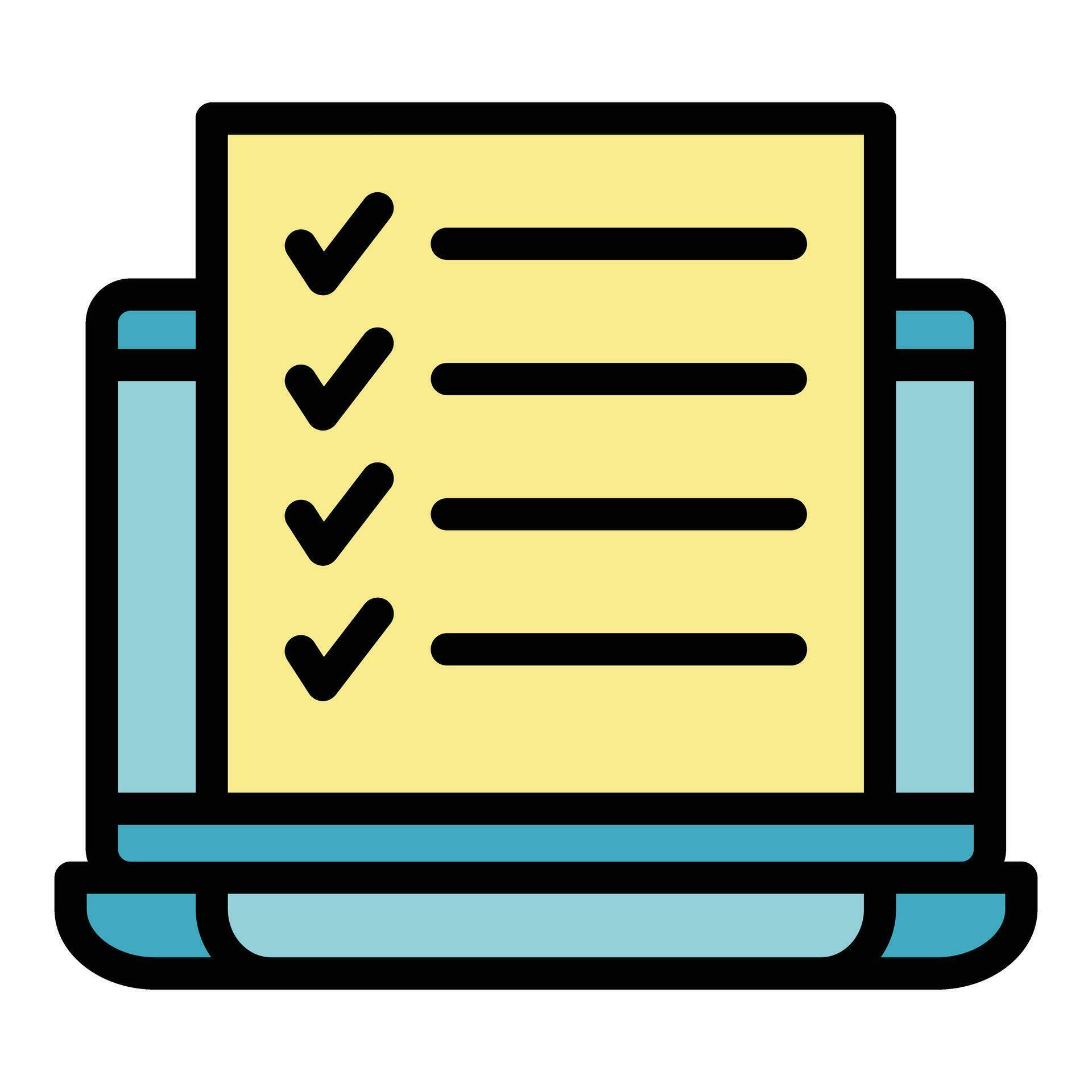 Tutorial checklist icon vector flat 27154439 Vector Art at Vecteezy