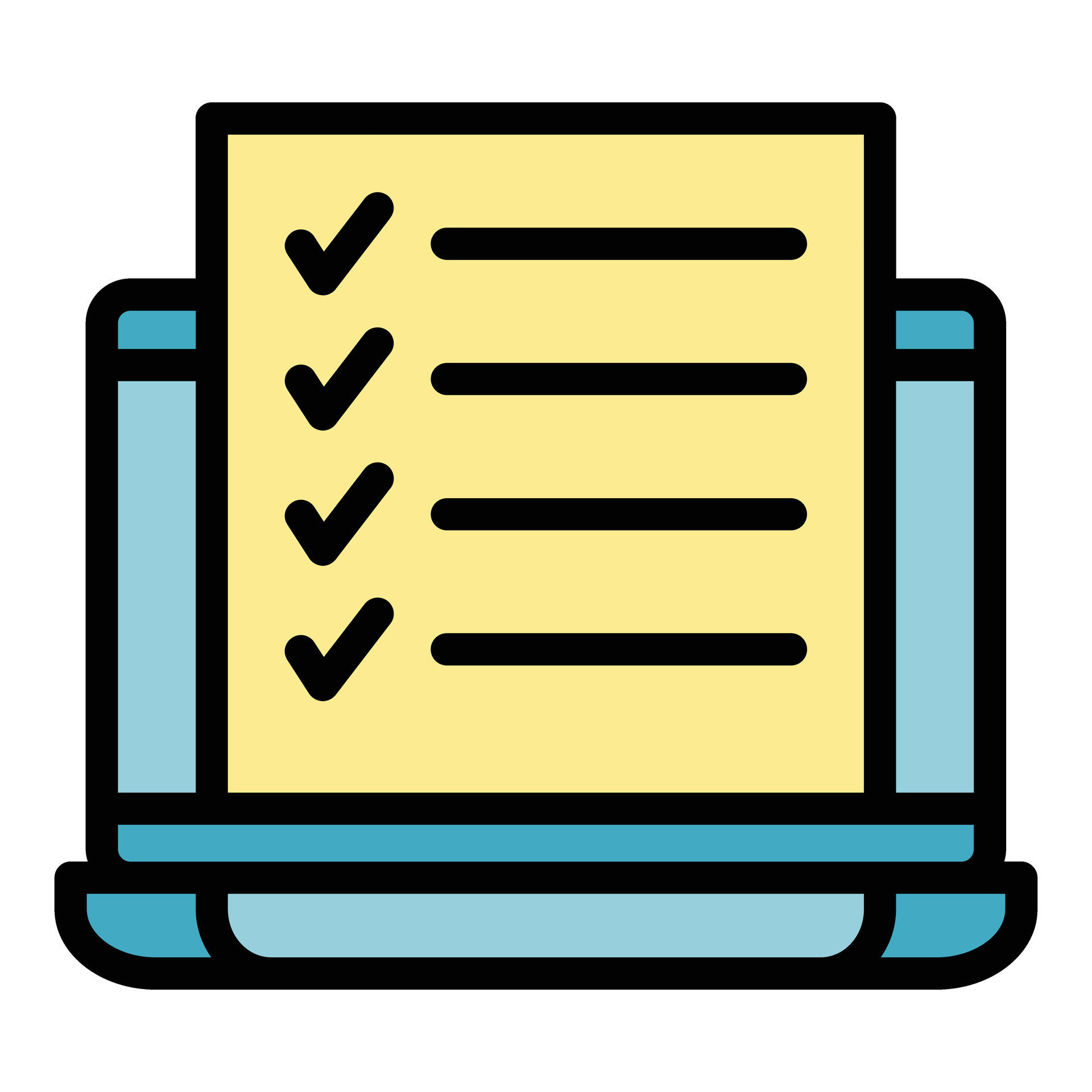 Tutorial checklist icon vector flat 27154439 Vector Art at Vecteezy