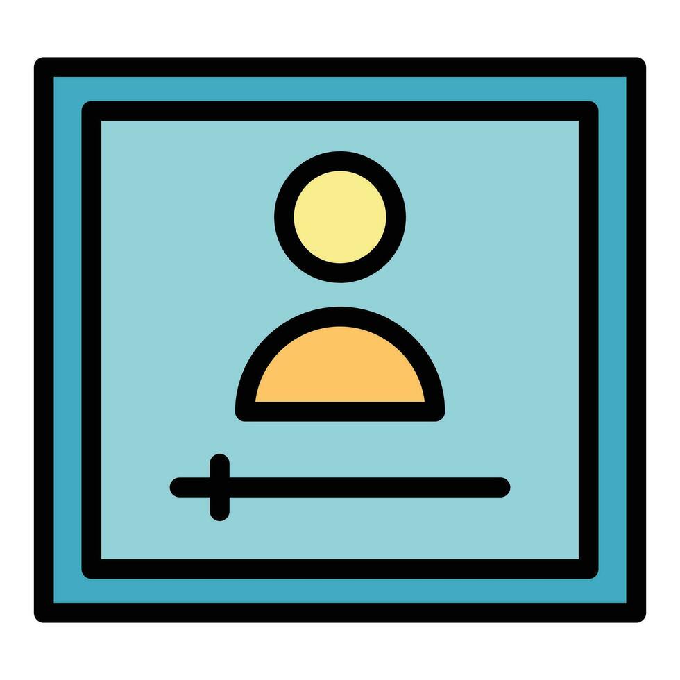 Play video icon vector flat