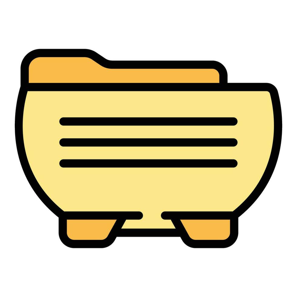Spa physiotherapy icon vector flat