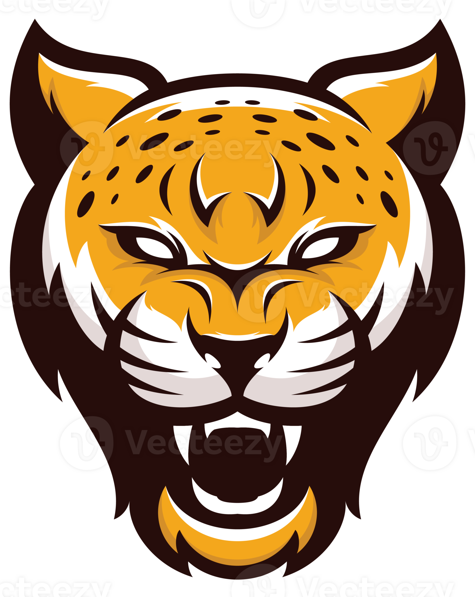 Colorful Cheetah Animal Beast Head Sport Logo 27154875 PNG