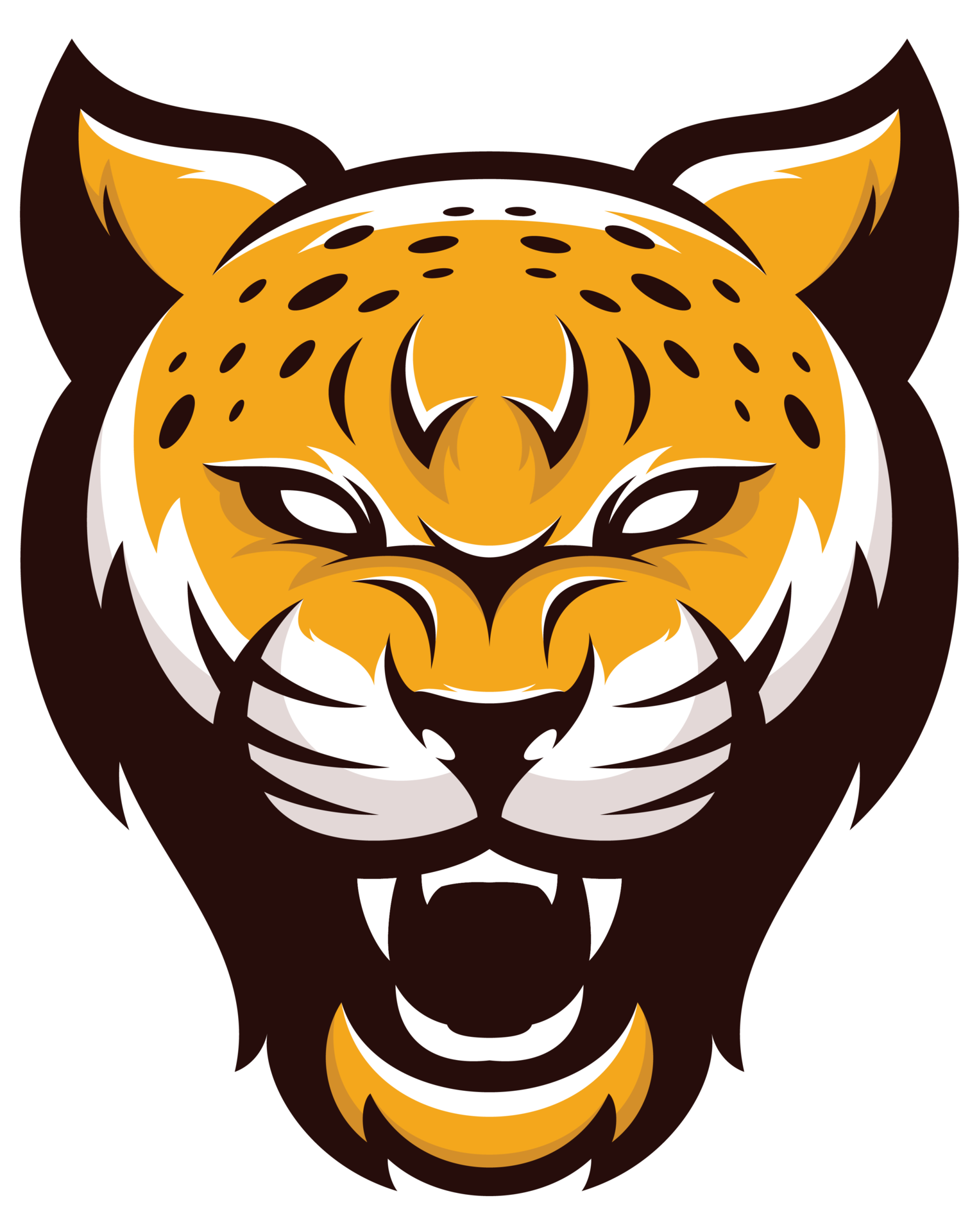 Colorful Cheetah Animal Beast Head Sport Logo 27154875 PNG