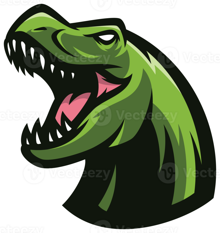 Animal Dinosaur Head Beast Colorful Sport Mascot png