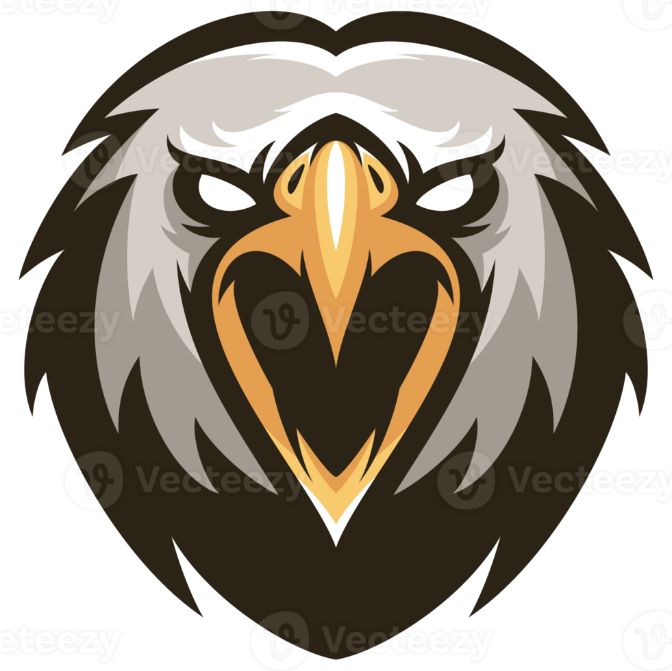 Colorful Eagle Animal Beast Head Sport Logo png