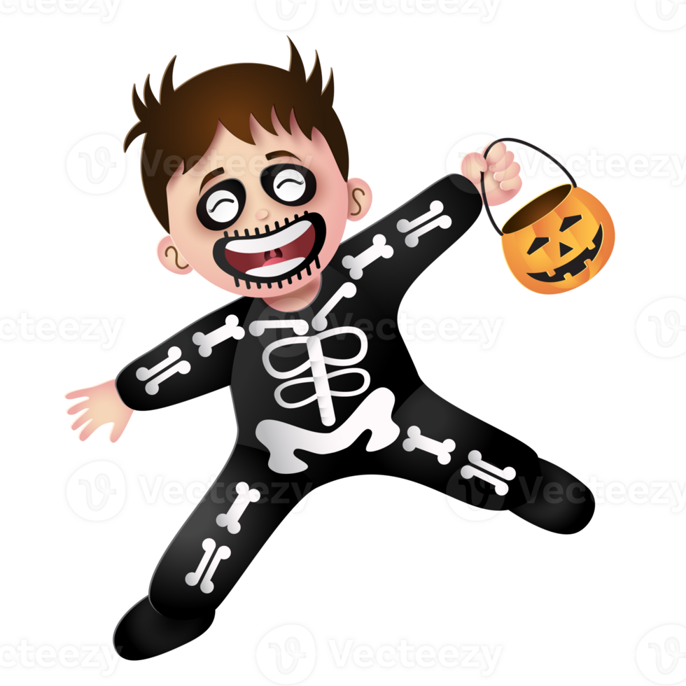 bambini nel Halloween costumi. png