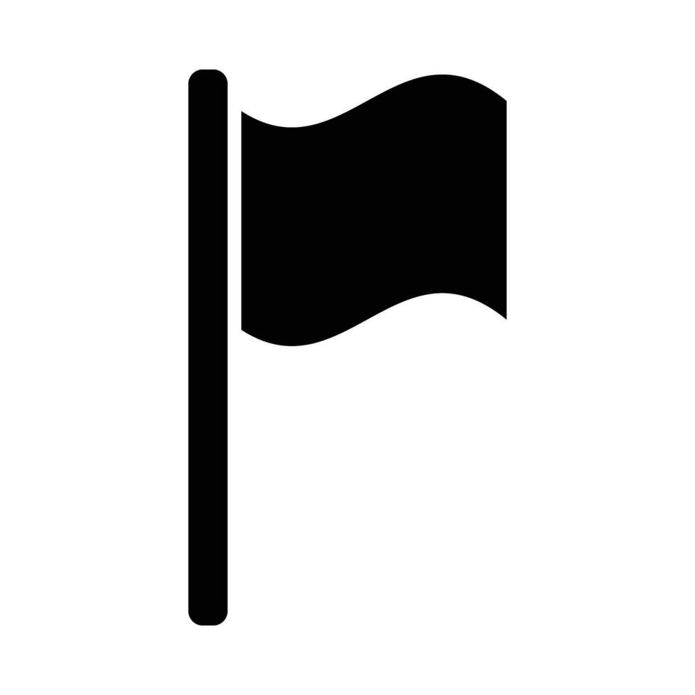 bandera vector glifo icono para personal y comercial usar.