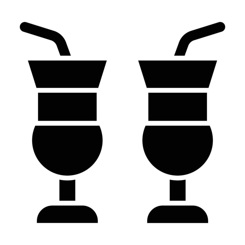 bebidas vector glifo icono para personal y comercial usar.