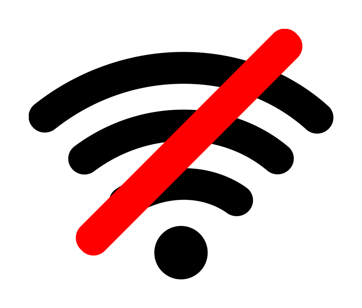 No Wi-Fi icon illustration png