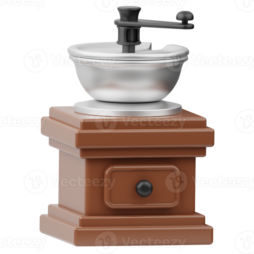 Coffee grinder 3D Illustration 27155924 PNG