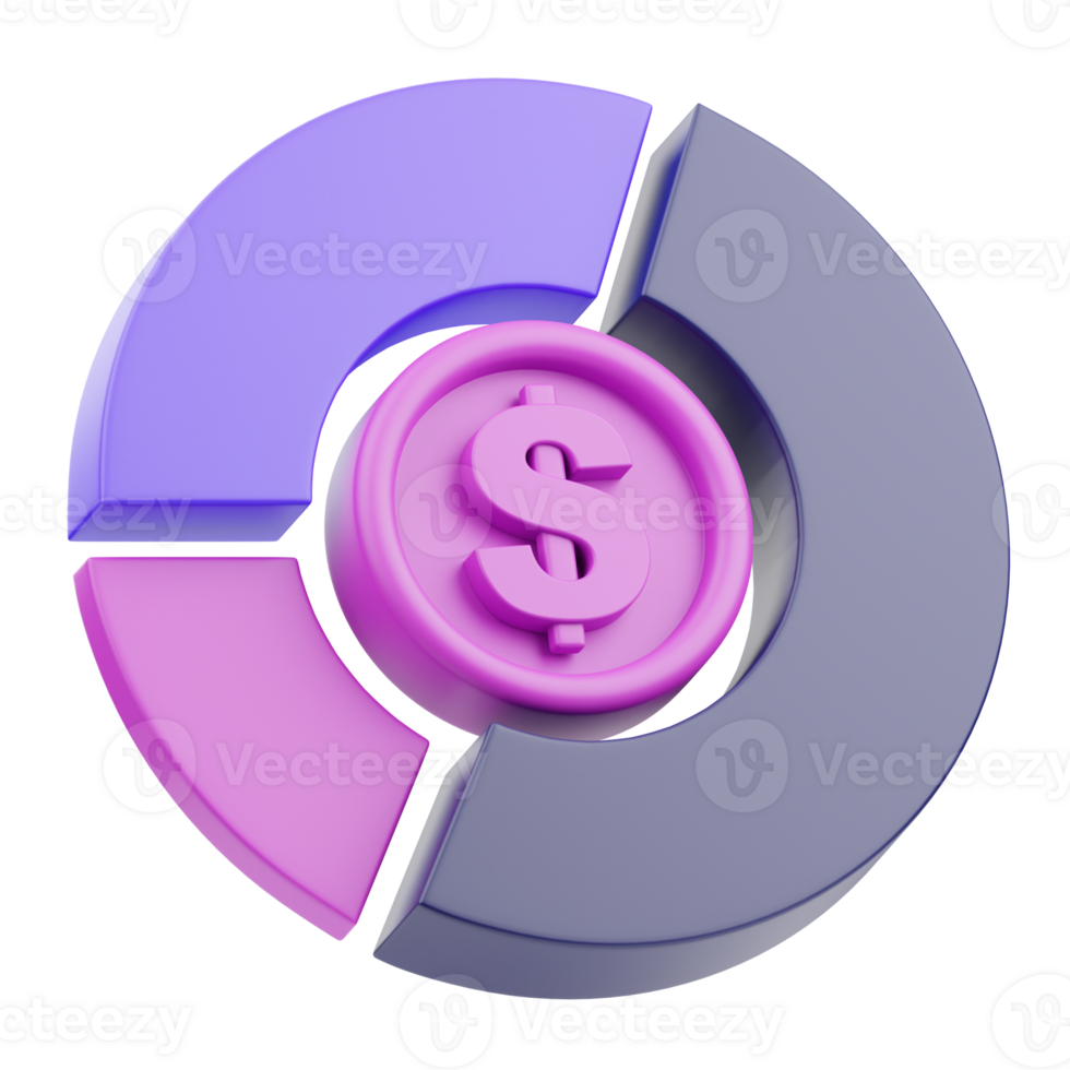 Prosperity Chart 3D Illustration png