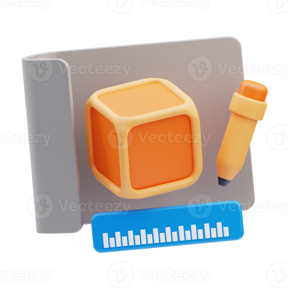 Concept File 3D Illustration png