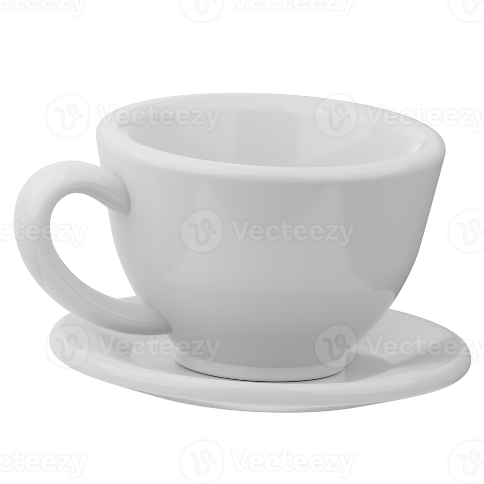 Coffee cup 3D Illustration png