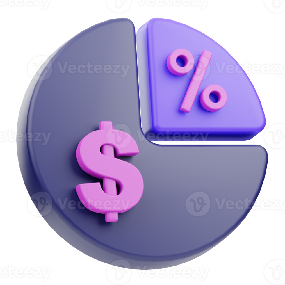 Growing Dividends 3D Illustration 27156003 PNG