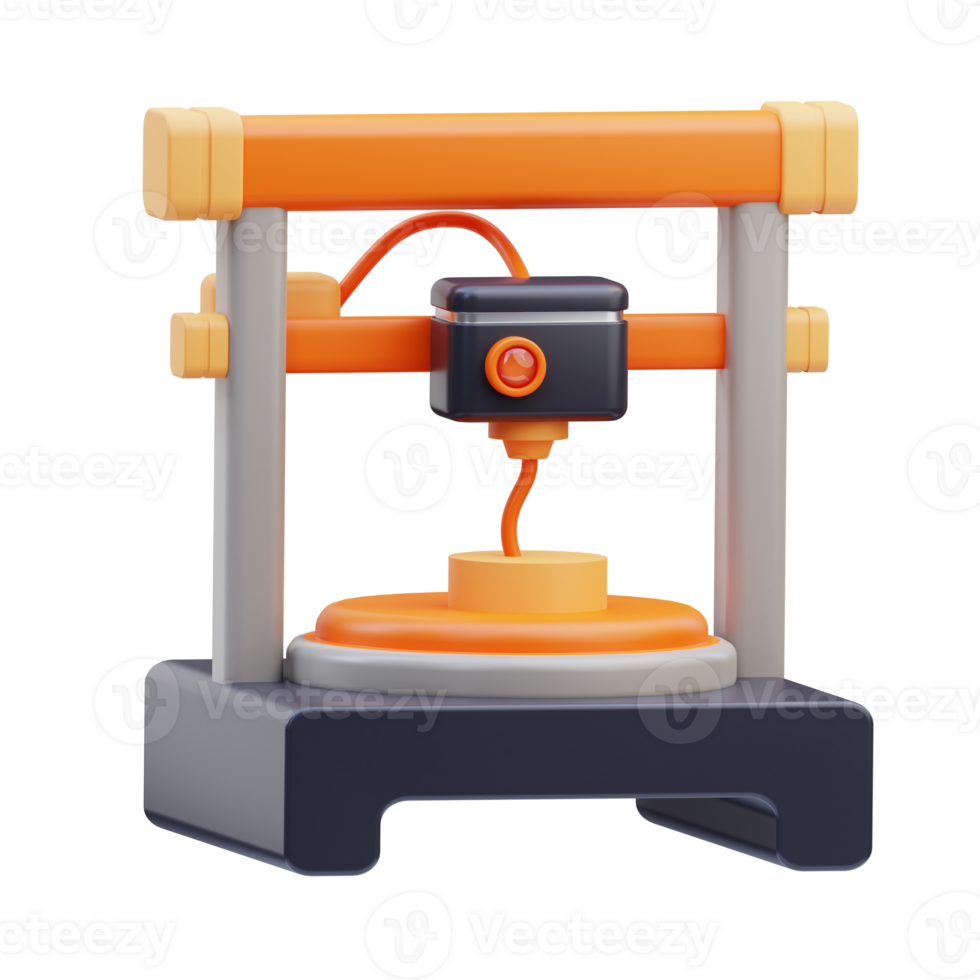 3D Printer 3D Illustration png