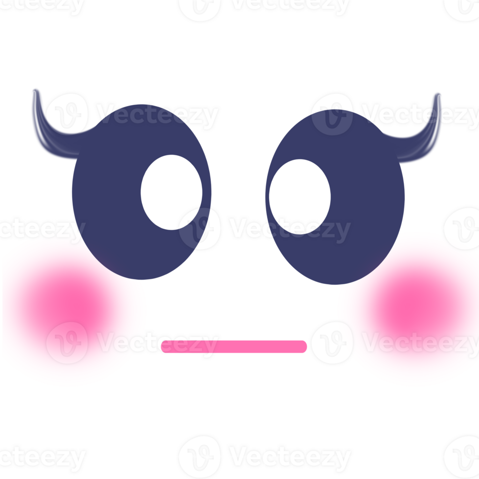 Simple emoticon art png