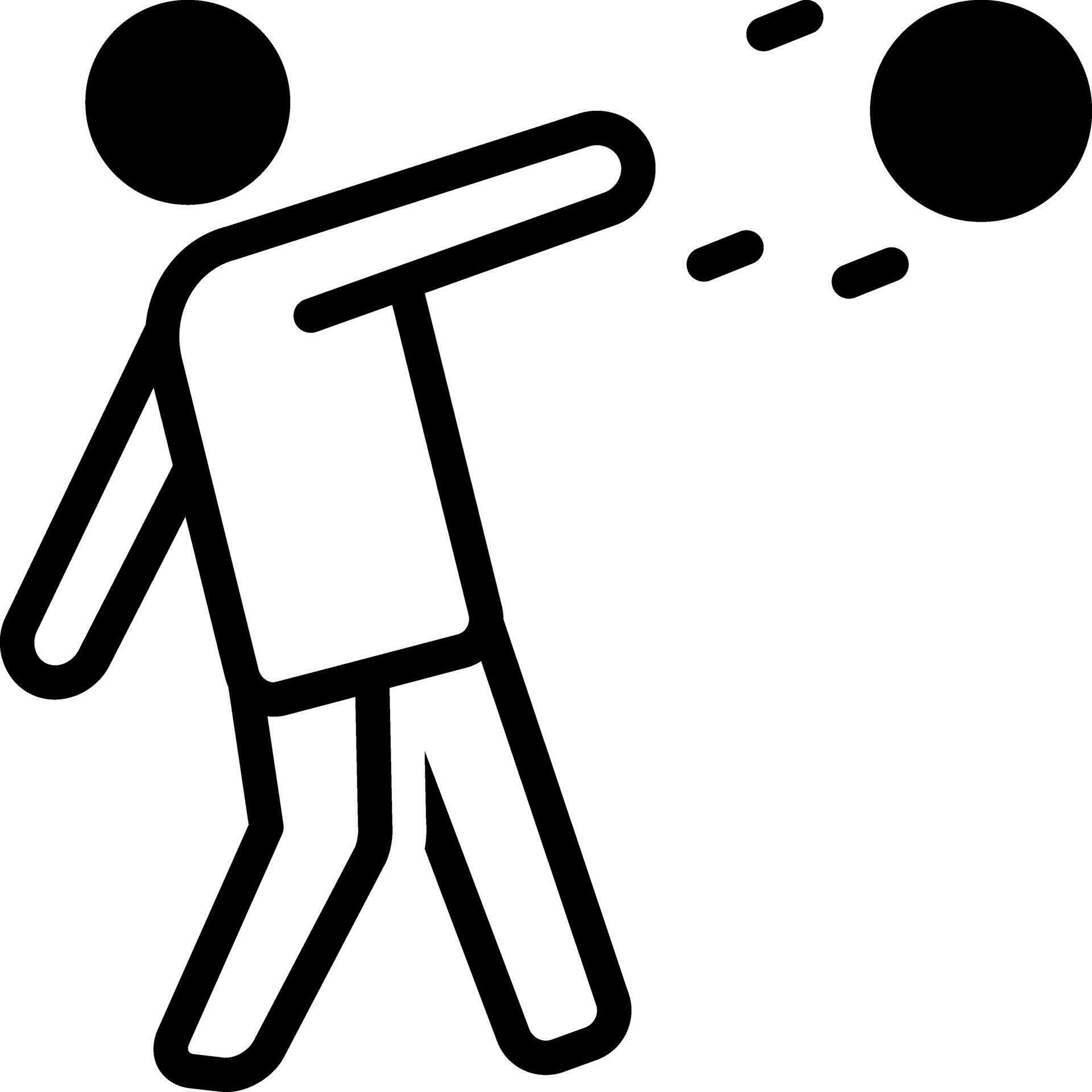 solid icon for throw 27156107 Vector Art at Vecteezy