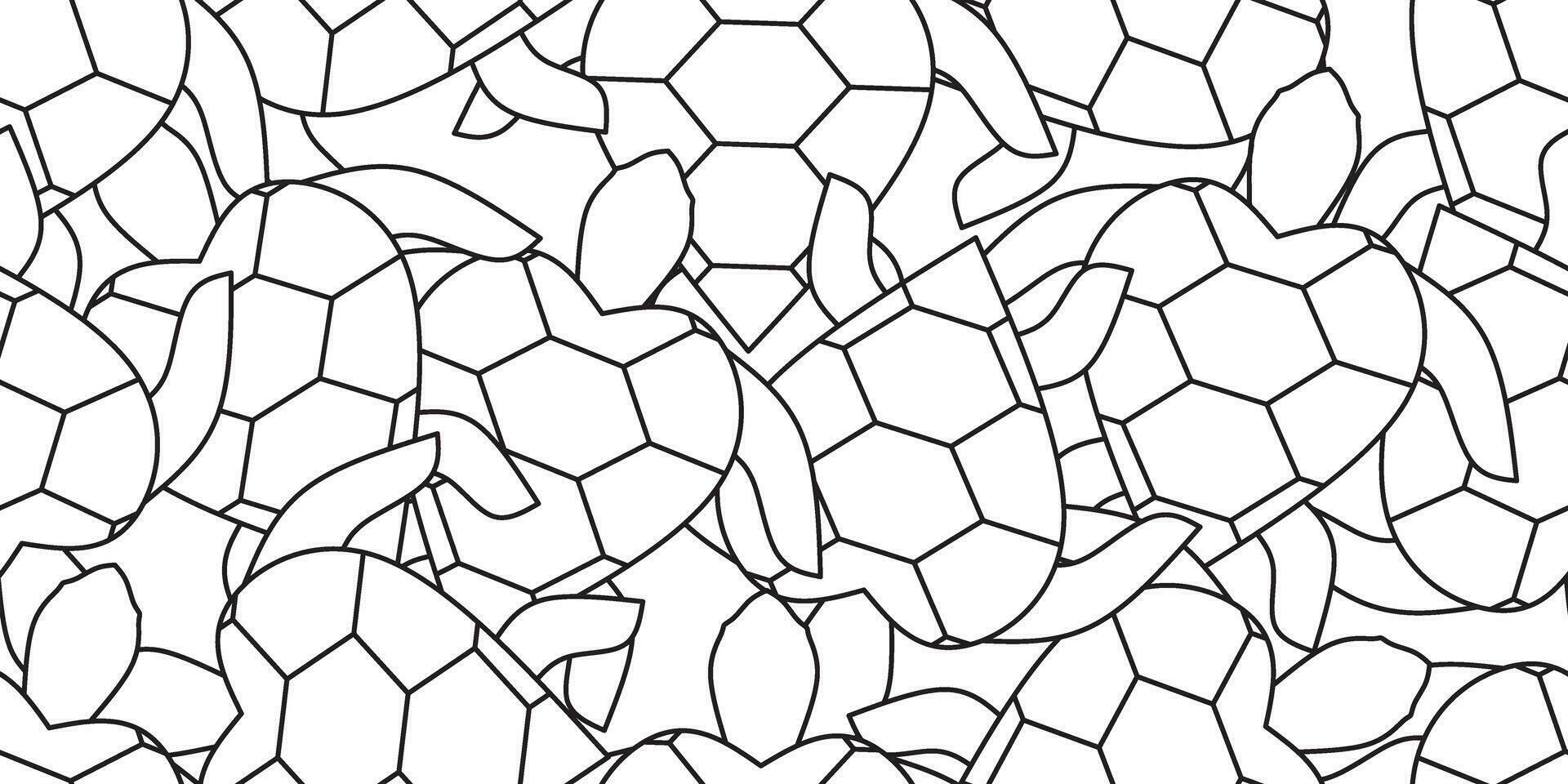abstract line turtles seamless pattern 27156310 Vector Art at Vecteezy