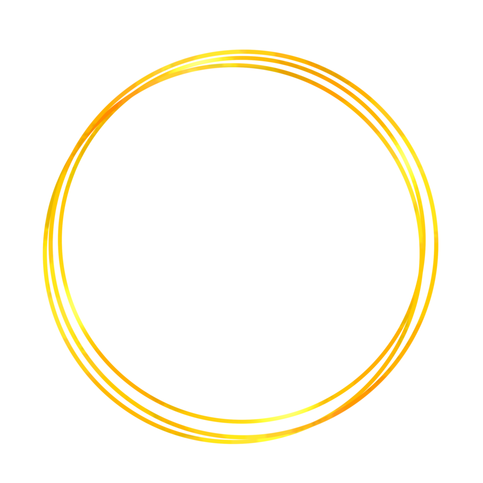 golden circle frame png