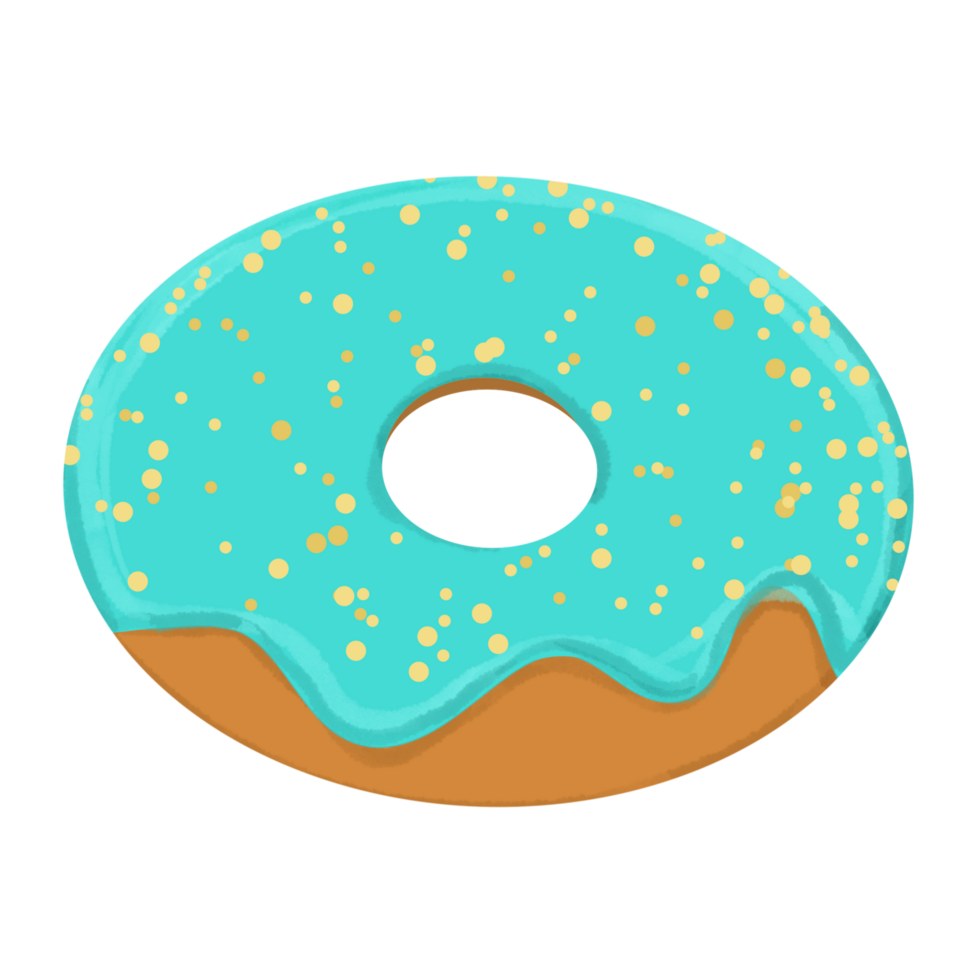 delicious donut illustration png